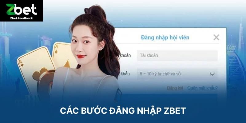 Các Bước Đăng Nhập ZBET